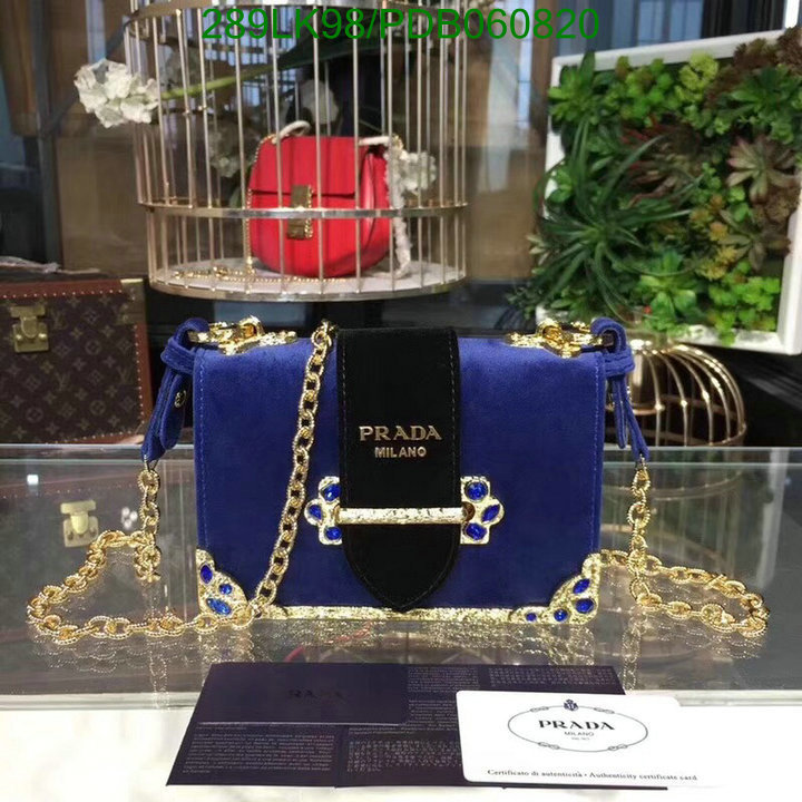 Prada Bag-(Mirror)-Diagonal-,Code: PDB060820,$: 289USD