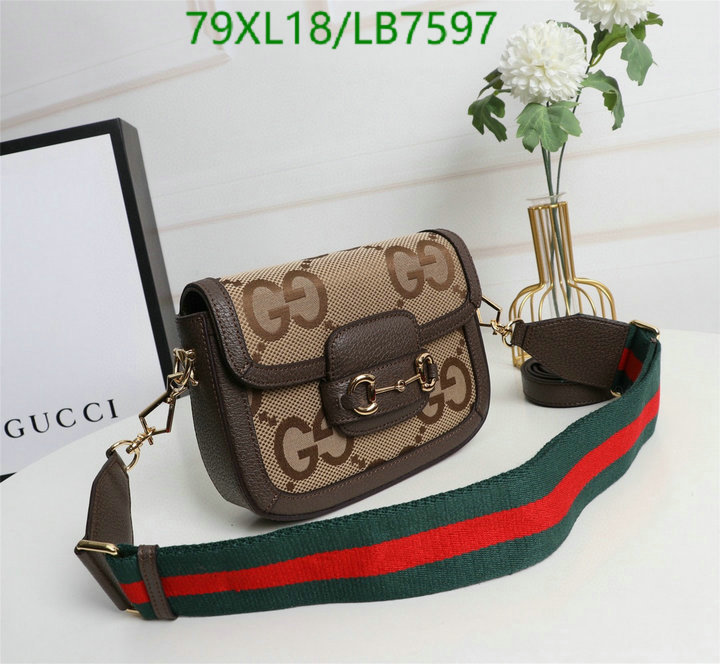 Gucci Bag-(4A)-Horsebit-,Code: LB7597,$: 79USD