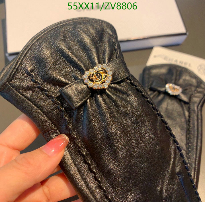 Gloves-Chanel, Code: ZV8806,$: 55USD