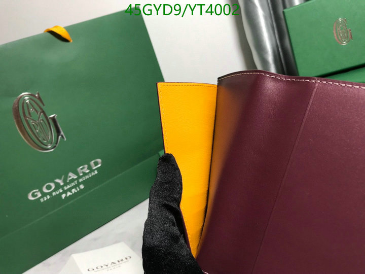 Goyard Bag-(4A)-Wallet-,Code: YT4002,$: 45USD