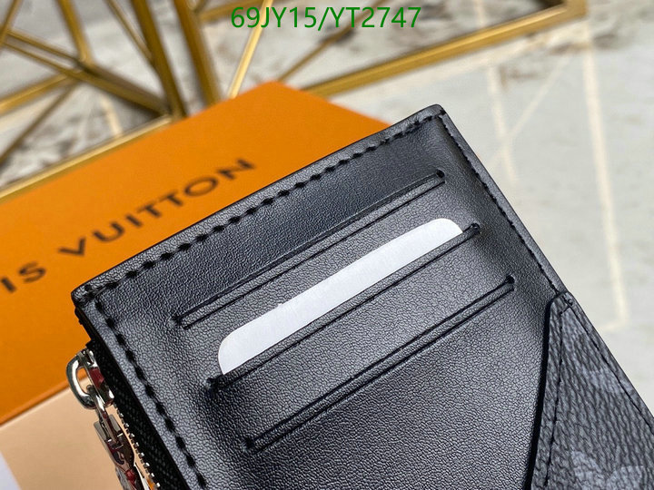 LV Bags-(Mirror)-Wallet-,Code: YT2747,$: 69USD