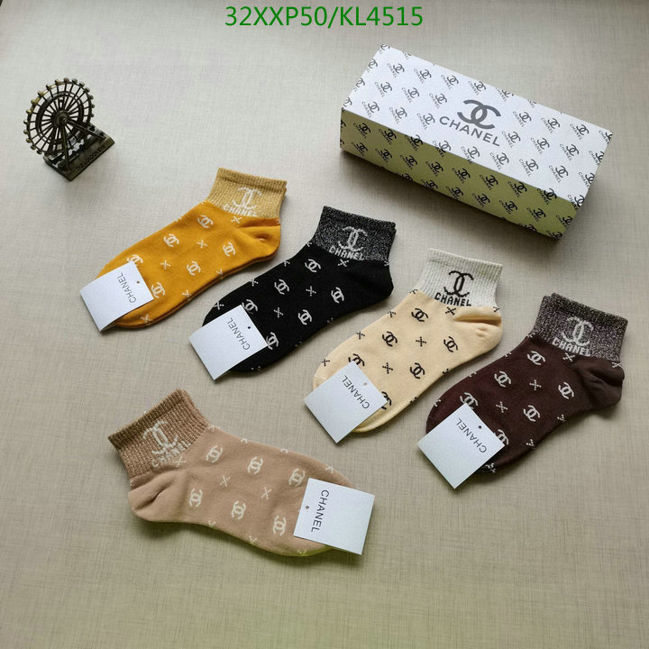 Sock-Chanel,Code: KL4515,$: 32USD