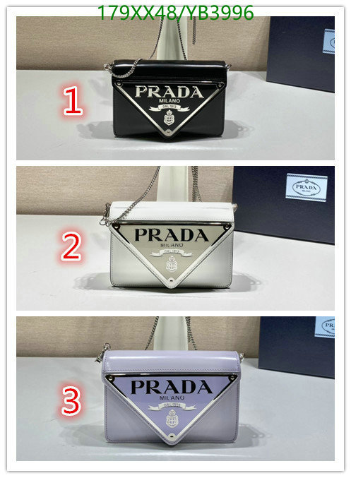 Prada Bag-(Mirror)-Diagonal-,Code: YB3996,$: 179USD