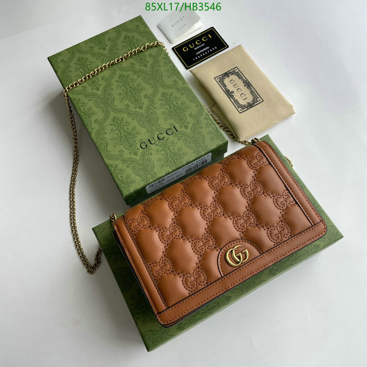 Gucci Bag-(4A)-Diagonal-,Code: HB3546,$: 85USD