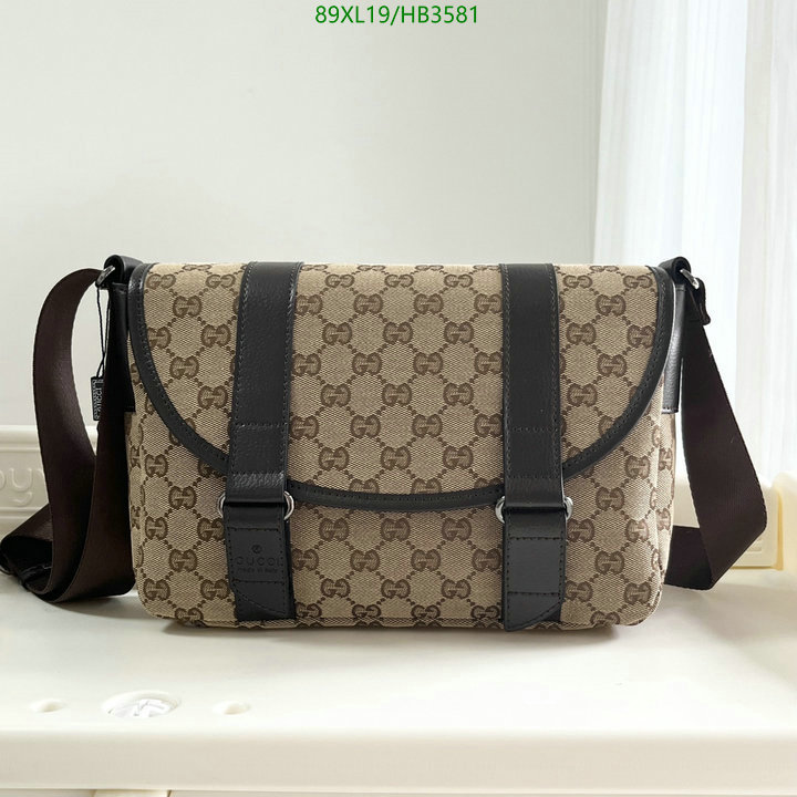 Gucci Bag-(4A)-Diagonal-,Code: HB3581,$: 89USD