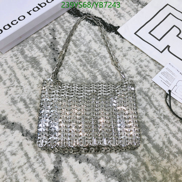 Paco Rabanne Bag-(Mirror)-Diagonal-,Code: YB7243,$: 239USD