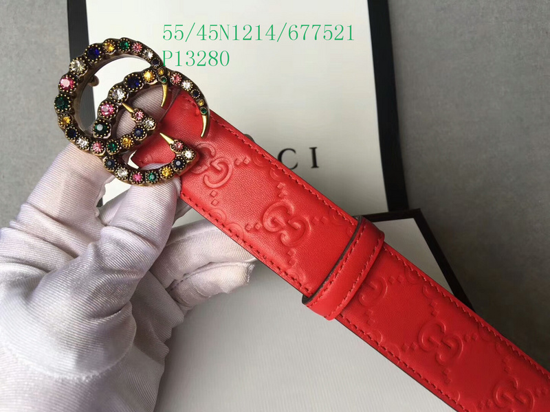 Belts-Gucci, Code： GGP010414,$: 55USD