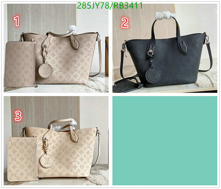 LV Bags-(Mirror)-Handbag-,Code: RB3411,$: 285USD