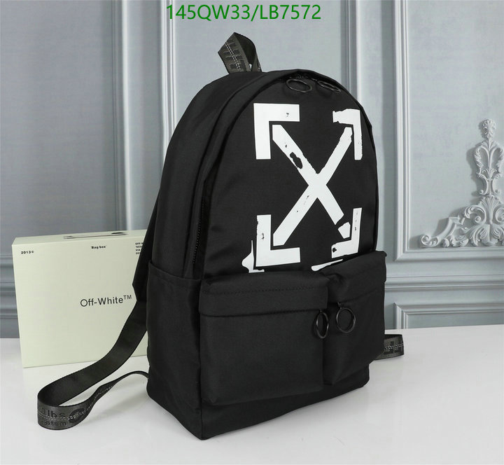 Off-White Bag-(Mirror)-Backpack-,Code: LB7572,$: 145USD