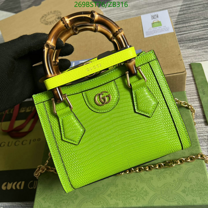 Gucci Bag-(Mirror)-Diana-Bamboo-,Code: ZB316,$: 269USD