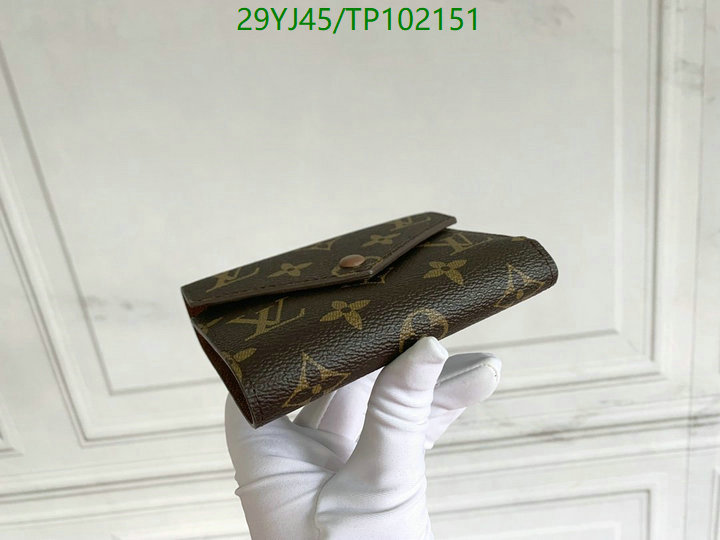 LV Bags-(4A)-Wallet-,Code: TP102151,$: 29USD