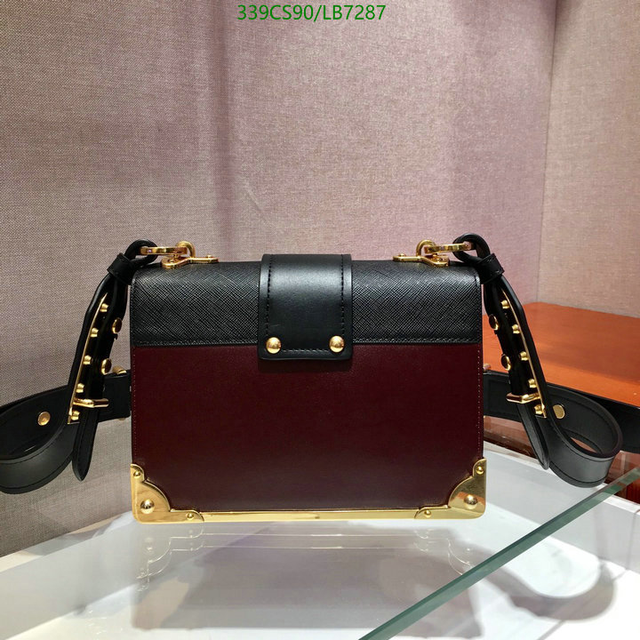 Prada Bag-(Mirror)-Diagonal-,Code: LB7287,$: 339USD