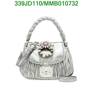 Miu Miu Bag-(Mirror)-Handbag-,Code: MMB010732,$: 339USD