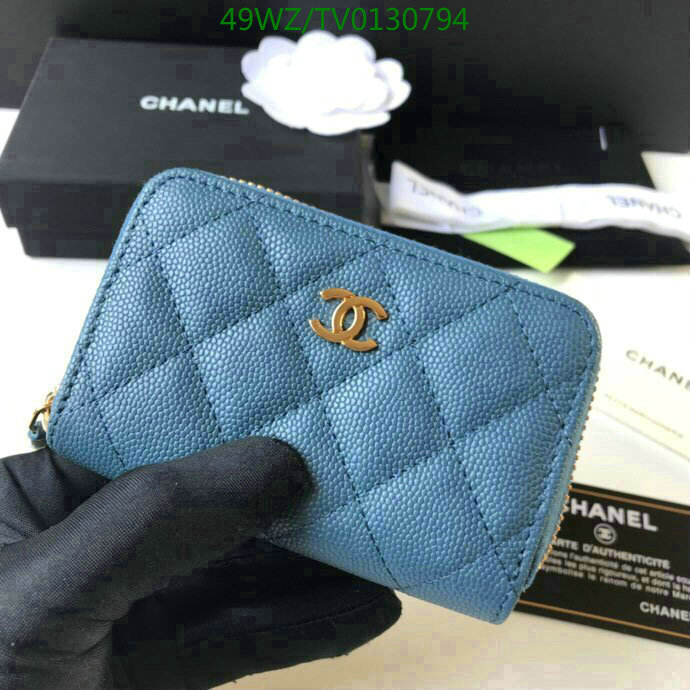 Chanel Bags ( 4A )-Wallet-,Code: TV0130794,$: 49USD