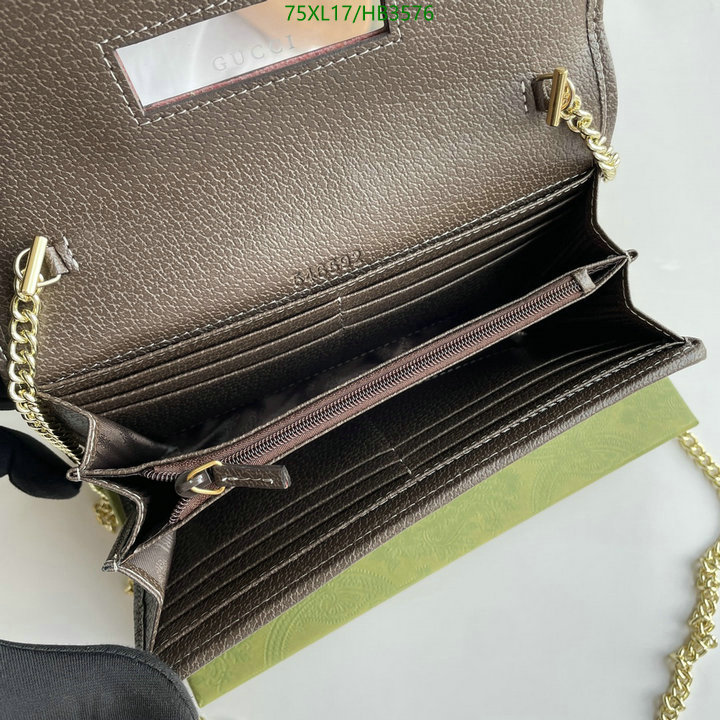 Gucci Bag-(4A)-Diagonal-,Code: HB3576,$: 75USD