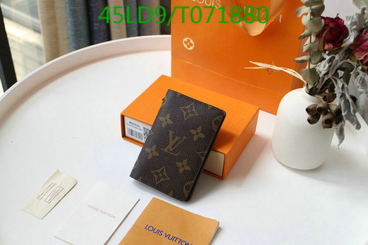 LV Bags-(Mirror)-Wallet-,Code: T071880,$: 45USD