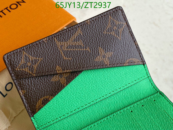 LV Bags-(Mirror)-Wallet-,Code: ZT2937,$: 65USD