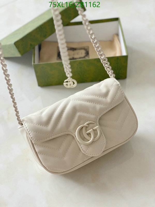 Gucci Bag-(4A)-Marmont,Code: ZB1162,$: 75USD