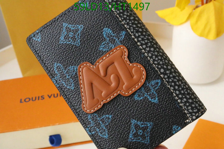 LV Bags-(Mirror)-Wallet-,Code: HT1497,$: 59USD