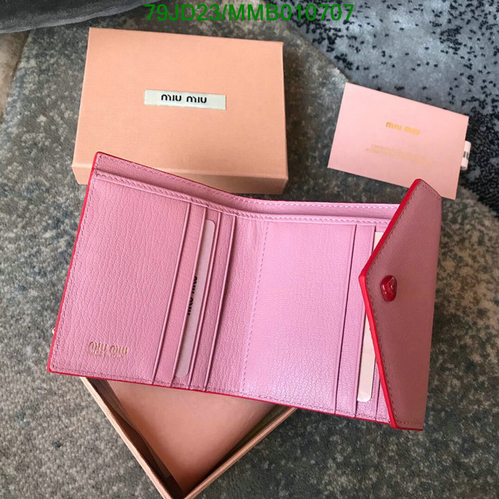 Miu Miu Bag-(Mirror)-Wallet-,Code: MMB010707,$: 79USD