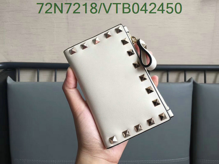 Valentino Bag-(Mirror)-Wallet-,Code: VTB042450,$:72USD