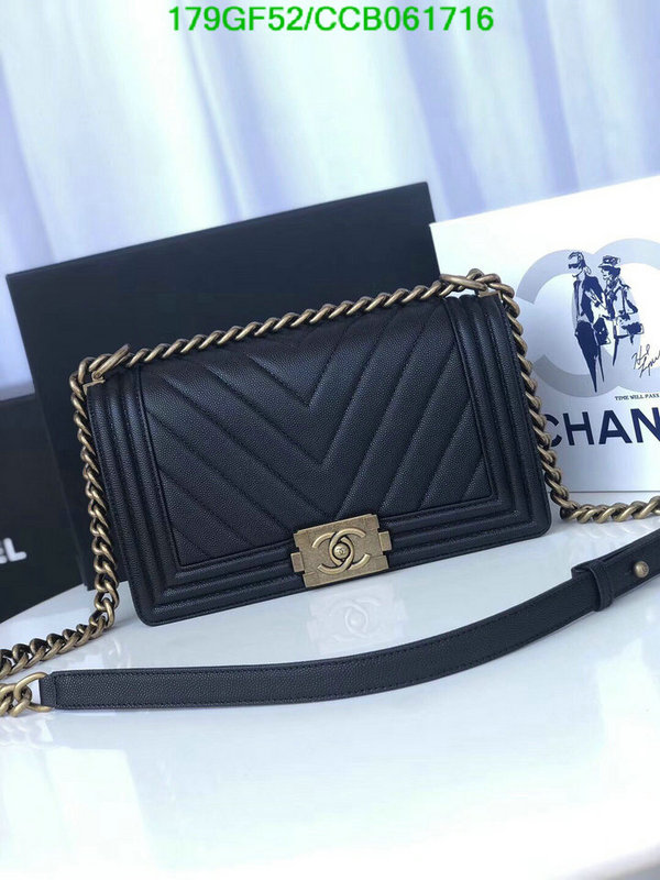 Chanel Bags -(Mirror)-Le Boy,Code: CCB061716,$: 179USD