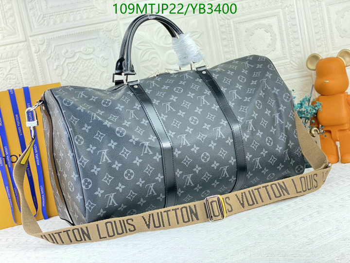 LV Bags-(4A)-Keepall BandouliRe 45-50-,Code: YB3400,$: 109USD