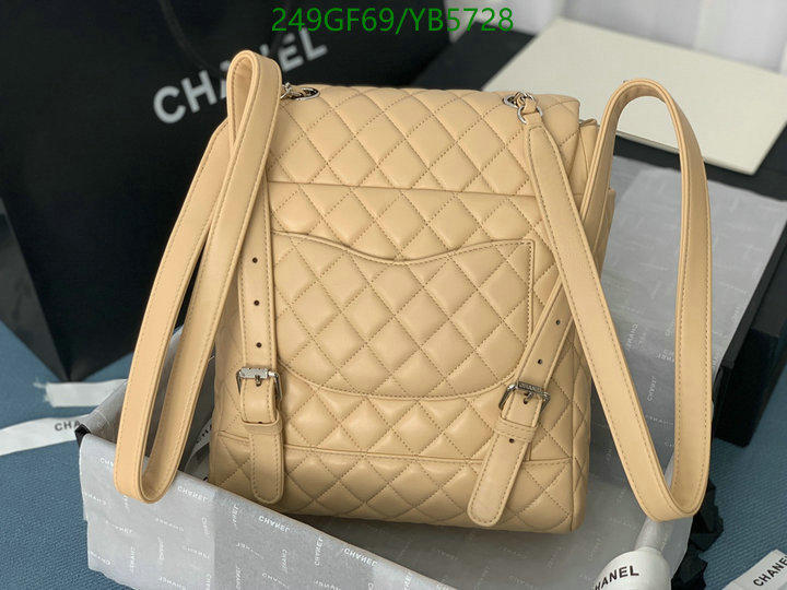 Chanel Bags -(Mirror)-Backpack-,Code: YB5728,$: 249USD