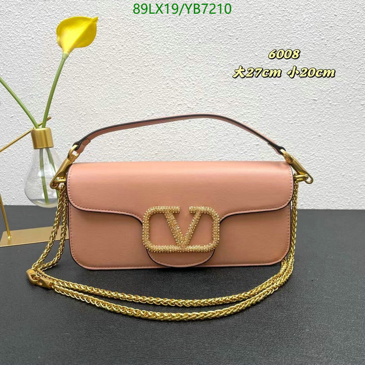 Valentino Bag-(4A)-LOC-V Logo ,Code: YB7210,$: 89USD