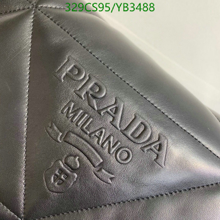 Prada Bag-(Mirror)-Diagonal-,Code: YB3488,$: 329USD