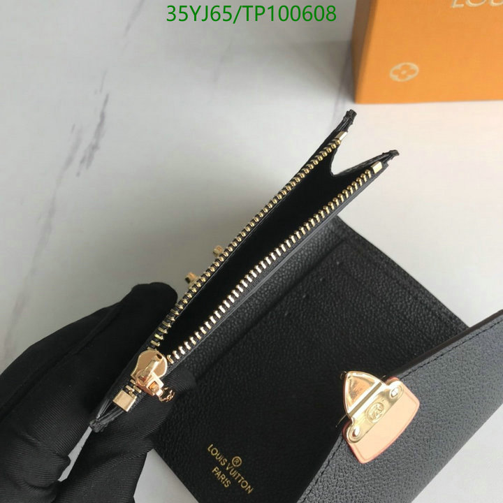 LV Bags-(4A)-Wallet-,Code: TP100608,$: 35USD