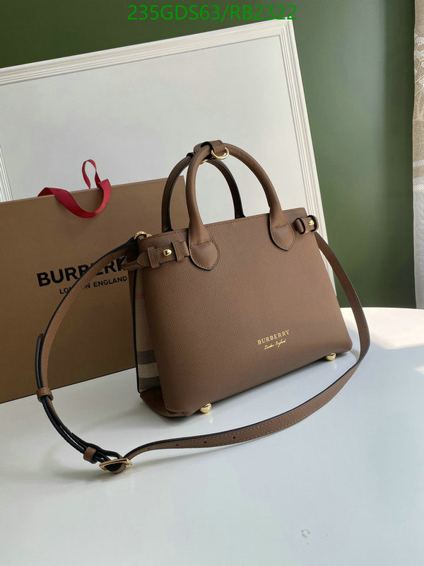 Burberry Bag-(Mirror)-Handbag-,Code: RB2322,$: 235USD