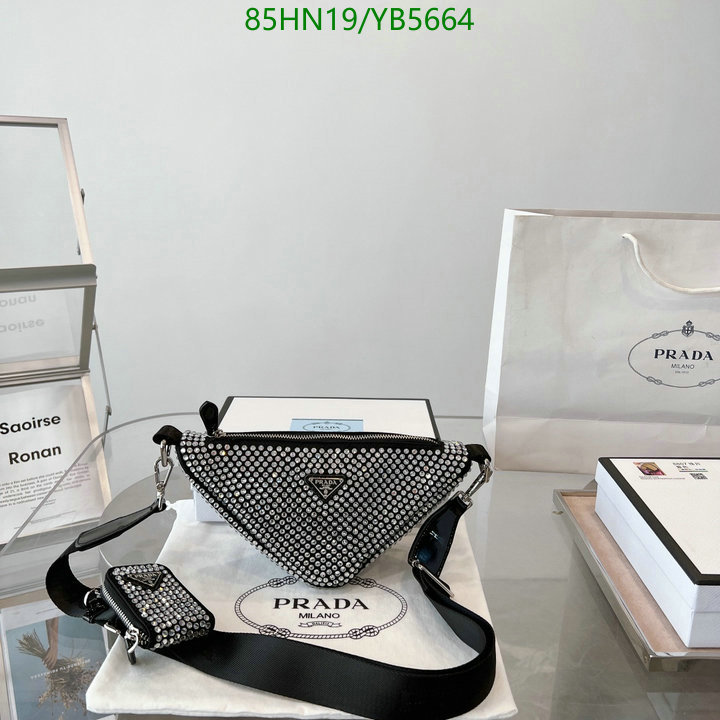 Prada Bag-(4A)-Triangle-,Code: YB5664,$: 85USD