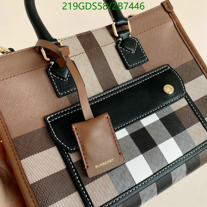 Burberry Bag-(Mirror)-Handbag-,Code: ZB7446,$: 219USD