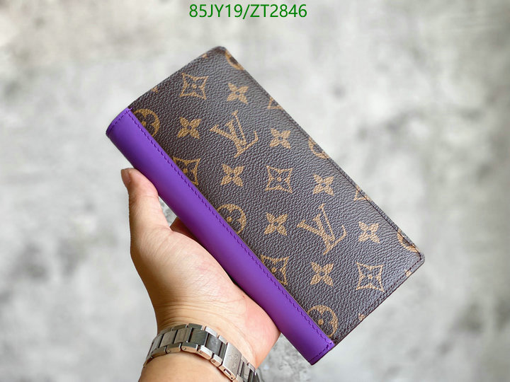 LV Bags-(Mirror)-Wallet-,Code: ZT2846,$: 85USD