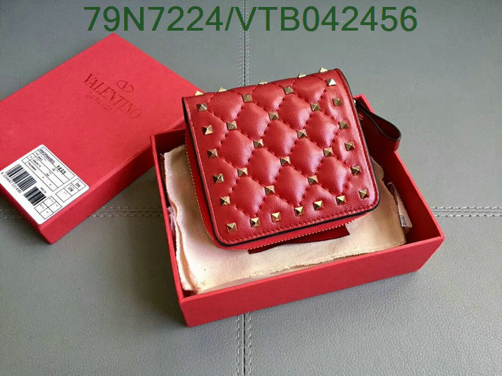 Valentino Bag-(Mirror)-Wallet-,Code: VTB042456,$:79USD