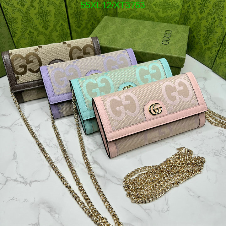 Gucci Bag-(4A)-Wallet-,Code: XT3763,$: 55USD