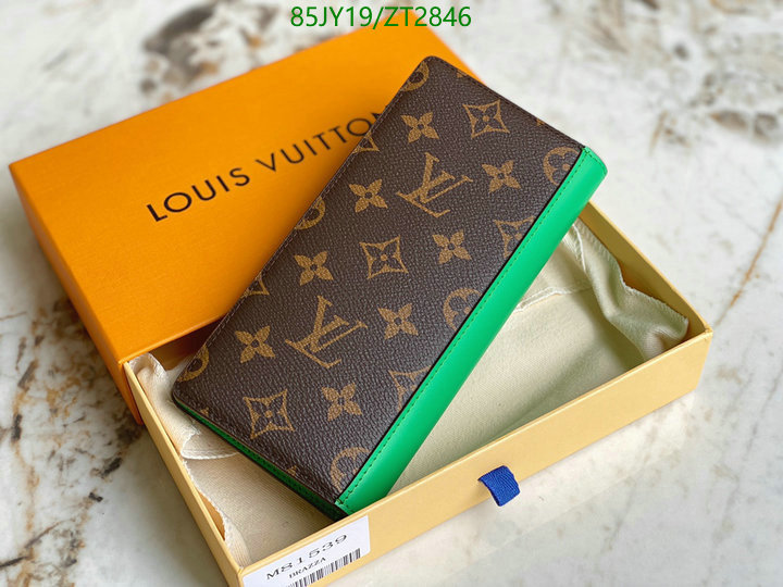 LV Bags-(Mirror)-Wallet-,Code: ZT2846,$: 85USD