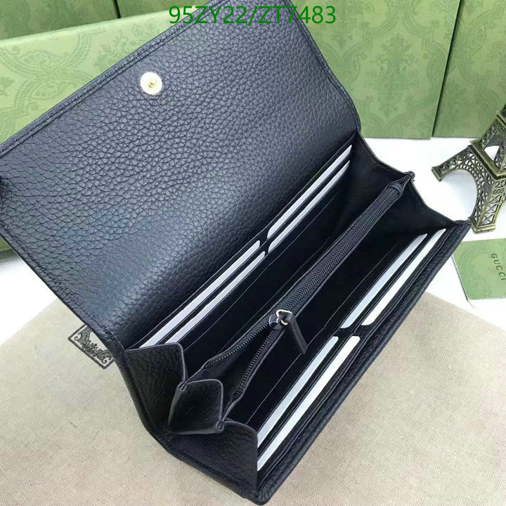 Gucci Bag-(Mirror)-Wallet-,Code: ZT7483,$: 95USD