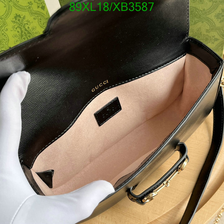 Gucci Bag-(4A)-Horsebit-,Code: XB3587,$: 89USD