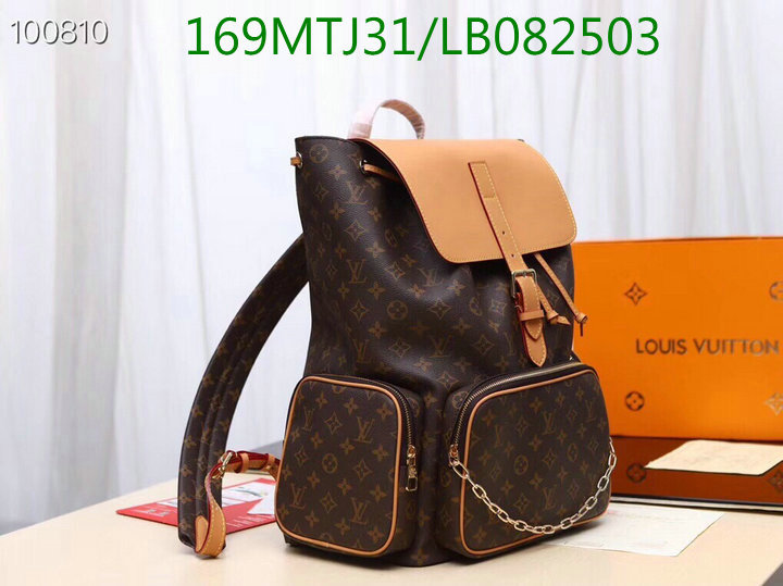 LV Bags-(4A)-Backpack-,Code: LB082503,$:169USD