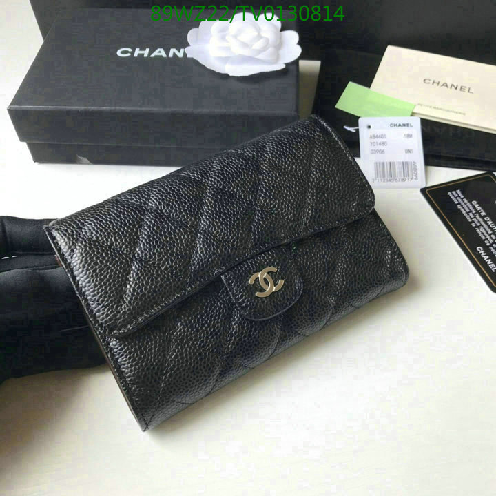 Chanel Bags ( 4A )-Wallet-,Code: TV0130814,$: 89USD