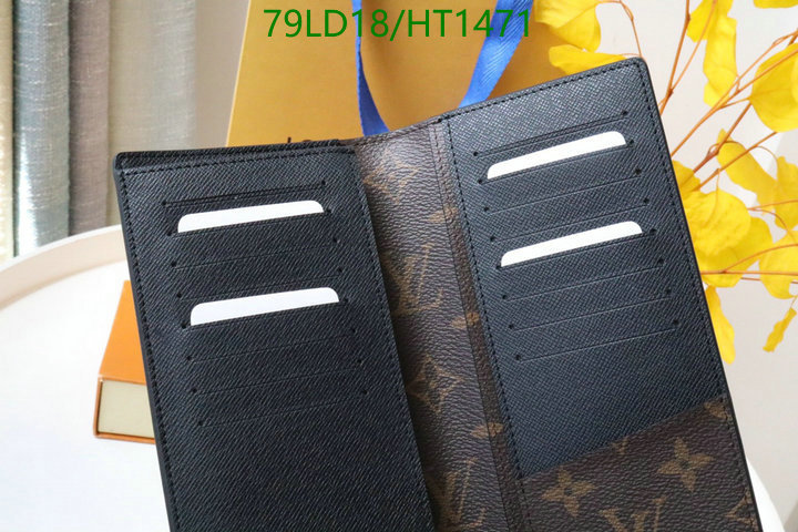 LV Bags-(Mirror)-Wallet-,Code: HT1471,$: 79USD