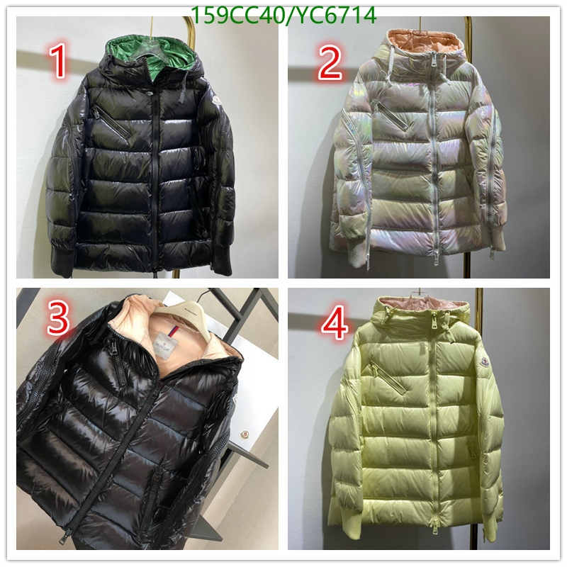 Down jacket Women-Moncler, Code: YC6714,$: 159USD