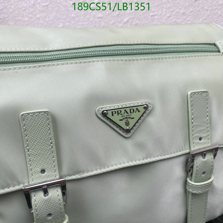 Prada Bag-(Mirror)-Diagonal-,Code: LB1351,$: 189USD