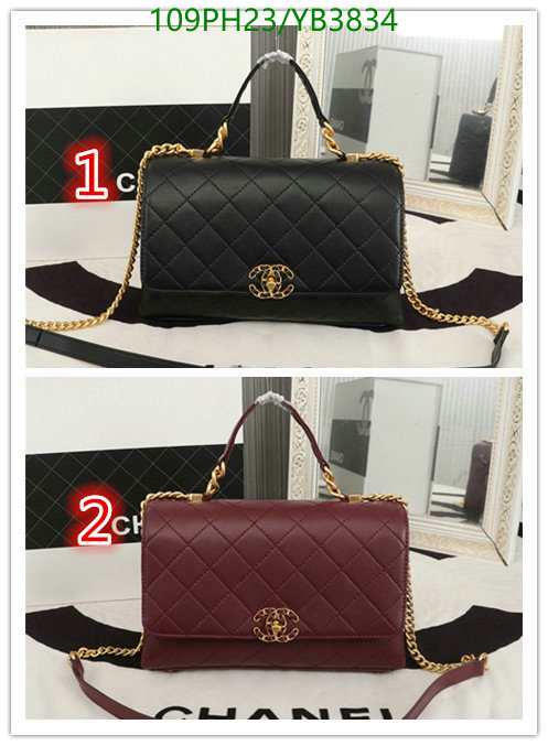 Chanel Bags ( 4A )-Diagonal-,Code: YB3834,$: 109USD