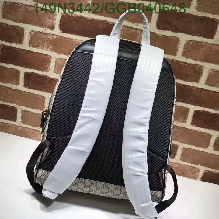 Gucci Bag-(Mirror)-Backpack-,Code:GGB040648,$:149USD