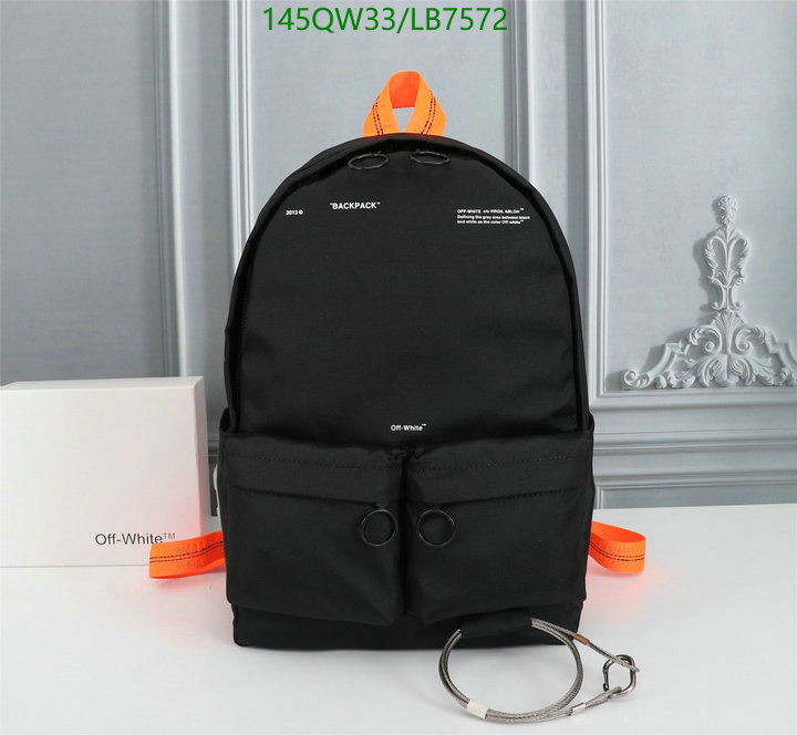 Off-White Bag-(Mirror)-Backpack-,Code: LB7572,$: 145USD