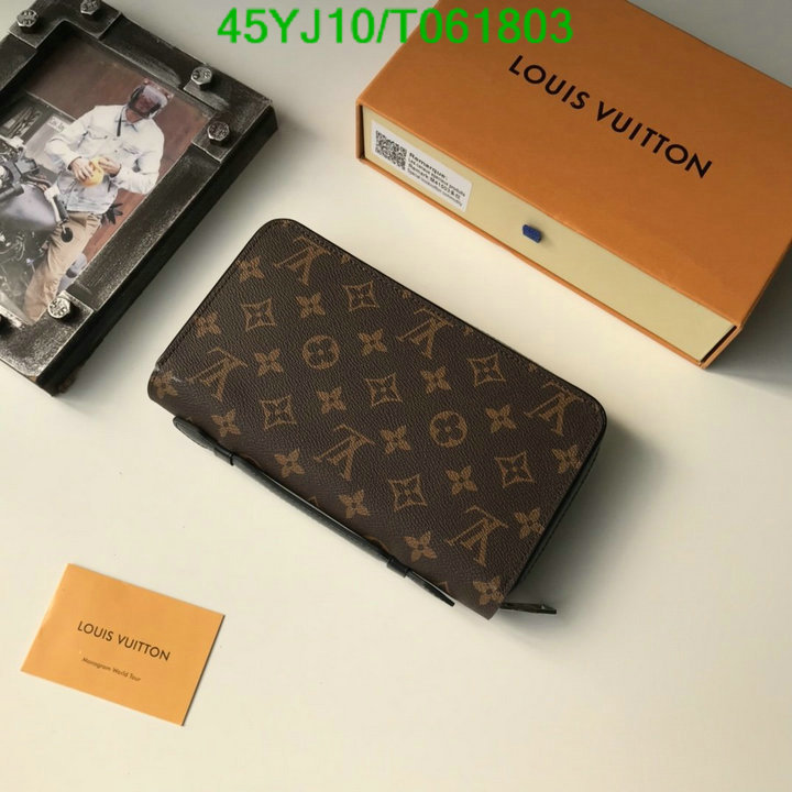 LV Bags-(4A)-Wallet-,Code: T061803,$: 45USD