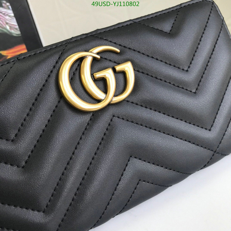 Gucci Bag-(4A)-Wallet-,Code: YJ110802,$:49USD